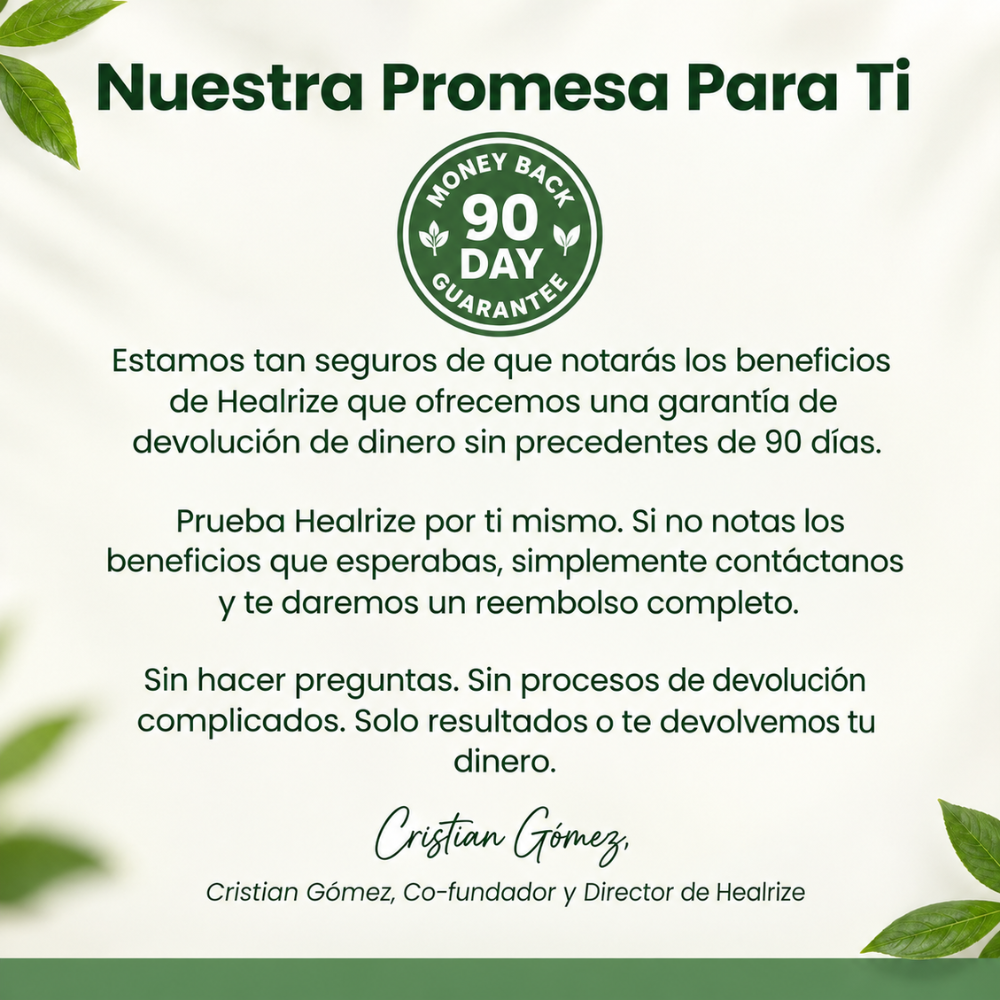 Healrize® 2026 Parche Adelgazante 12-en-1 con Moringa · Berberina × NAD+ 🇲🇽