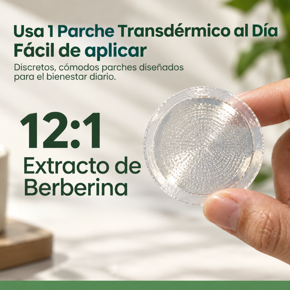Healrize® 2026 Parche Adelgazante 12-en-1 con Moringa · Berberina × NAD+ 🇲🇽